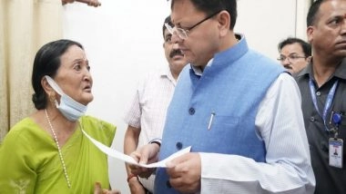 India News | CM Dhami Meets People from Different Areas of Uttarakhand to Solve Problems