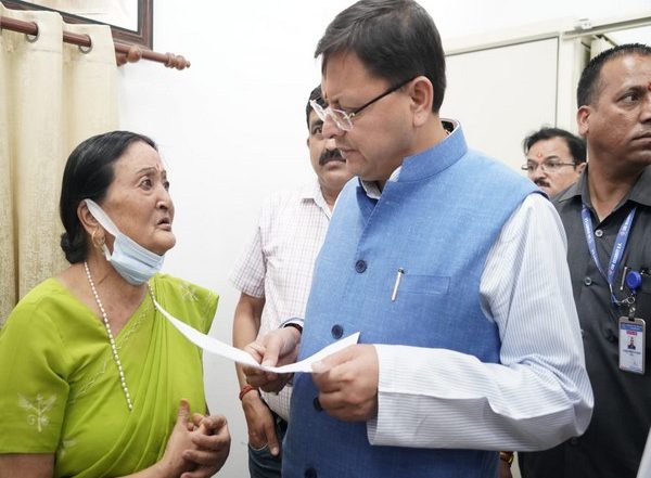India News | CM Dhami Meets People from Different Areas of Uttarakhand to Solve Problems