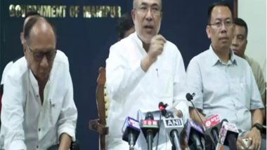 India News | Manipur: CM N Biren Singh Assures Full Support to Displaced People, Educational Arrangements for Students