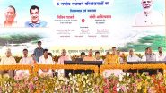India News | CM Yogi, Union Minister Gadkari Lay Foundation Stone of Road Projects Worth Rs 6,215 Crore in UP's Deoria