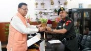 India News | Uttarakhand: Lt Gen NS Raja Subramani Meets CM Pushkar Singh Dhami