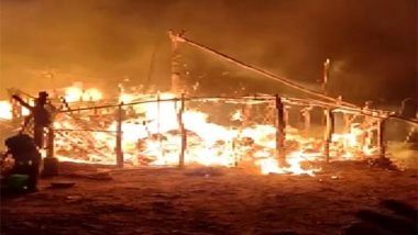 India News | Fire Destroys 17 Huts in Andhra Pradesh's Prakasam, No Casualties