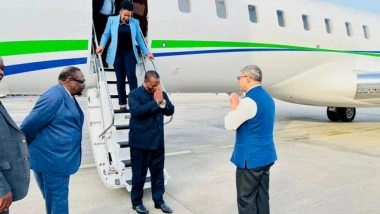 World News | Zimbabwe VP Arrives in New Delhi to Attend CII-EXIM Bank Conclave