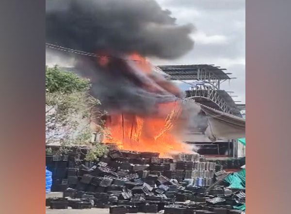India News | MP: Fire Breaks out at Vegatable-fruit Market in Indore