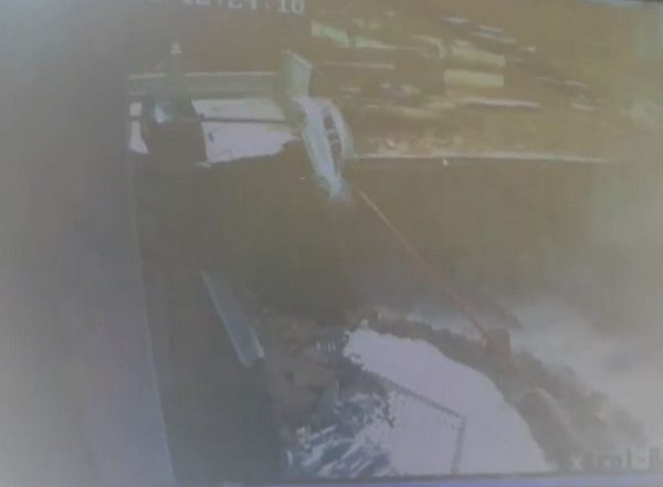 Parking Lot Collapse in Punjab Photos and Video: Several Vehicles Damaged, Buried Under Debris After Elevated Parking Space Collapses in Mohali
