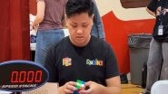Entertainment News | 21-year-old Breaks Guinness World Record for Solving Rubik's Cube in 3.13 Seconds