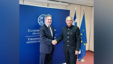 World News | India, Greece Undertake Comprehensive Review of All Aspects of Bilateral Relations