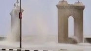 India News | Massive Waves Lash Seafront in Daman as Cyclone Biparjoy Intensifies