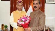India News | Himachal CM Sukhu Calls on Governor Shiv Pratap Shukla