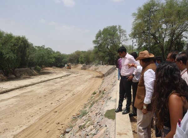 India News | Delhi: IGI Airport, Dwarka to Get Relief from Waterlogging This Monsoon, LG Inspects Progress Work