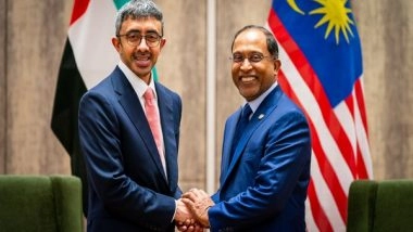 World News | UAE Foreign Minister Meets with Malaysian Counterpart