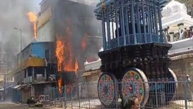 India News | Fire Breaks out at Photo-frame Manufacturing Unit Near Tirupati Railway Station