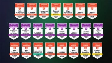 Business News | Happay Dominates G2's Summer 2023 Reports, Emerging as the Leader in Travel and Expense Management