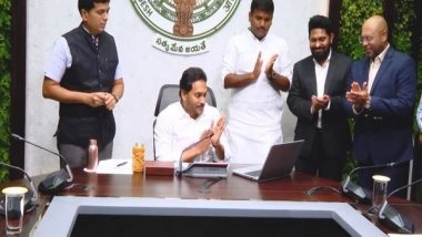 India News | Andhra CM Launches 4G Services to Benefit People of Remote Villages