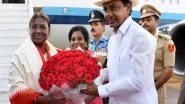 India News | Telangana: President Murmu Arrives in Hyderabad for a Two-day Visit