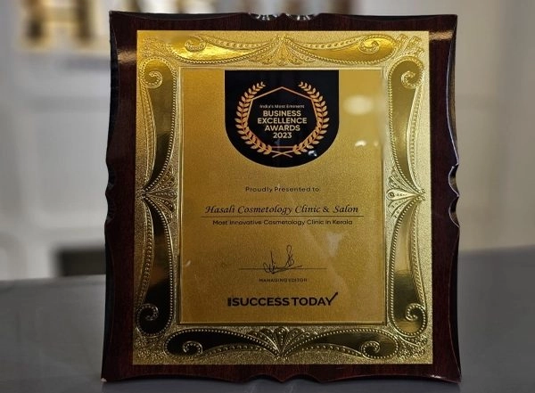 Business News | Hasali Cosmetology Clinic and Salon Recognized with Business Excellence Award 2023 for Best Innovative Cosmetology Clinic in Kerala