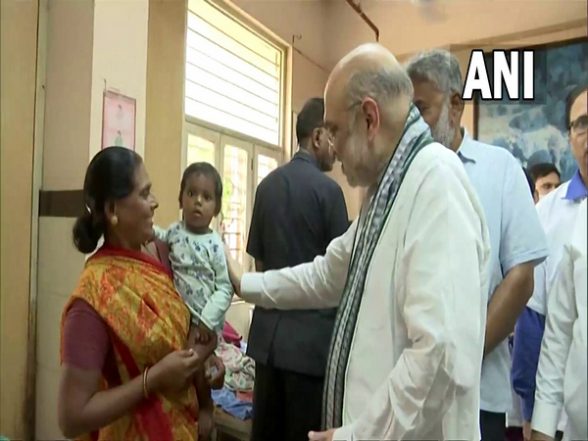 India News | Cyclone Biparjoy: Amit Shah Visits Mandvi Civil Hospital, Meets People Admitted There - Vimarsana News