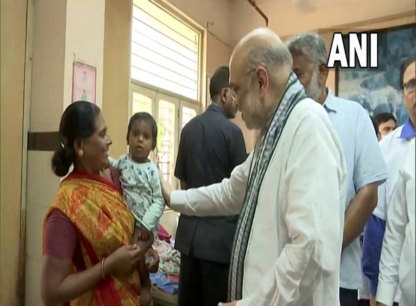 India News | Cyclone Biparjoy: Amit Shah Visits Mandvi Civil Hospital, Meets People Admitted There