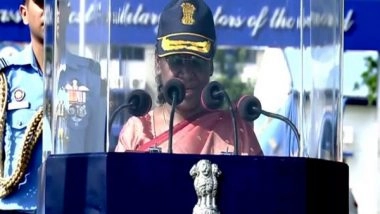 India News | Hyderabad: President Murmu Reviews Combined Graduation Parade, Confers Awards at Air Force Academy