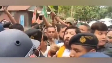 India News | TMC Hits out at MoS Nisith Pramanik; Releases Video of Him 'threatening Cops