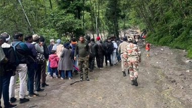 India News | Bus Carrying Tourists Departs from Landslide-hit Pegong After Rains Lash North Sikkim