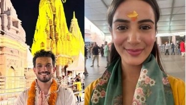 Entertainment News | Arjun Bijlani, Nikki Sharma Visits Kashi Vishwanath Temple to Seek Blessings for Their New Show, 'Pyaar Ka Pehla Adhyaya Shiv Shakti'
