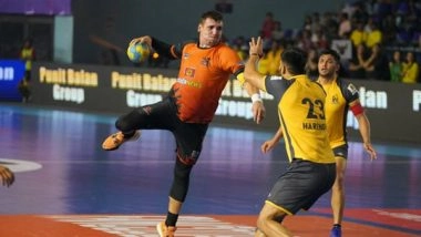 Sports News | Premier Handball League: Maharashtra Ironmen Edge Past Garvit Gujarat in a Thriller