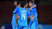 Sports News | AFC U-17 Asian Cup: Thokchom's Equaliser Helps India Play out 1-1 Draw Against Vietnam in Campaign Opener