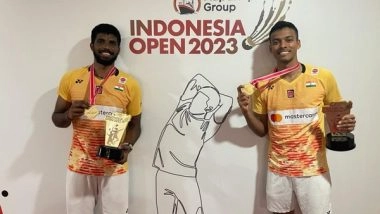 Sports News | Anurag Thakur Congratulates Satwiksairaj-Chirag for Indonesia Open Title Win