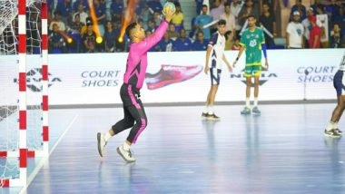 Sports News | Telugu Talons Secure Resounding Victory Against Rajasthan Patriots in Premier Handball League Match