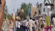 Rajasthan Assembly Election 2023: Congress Workers Show Black Flags to Delhi CM Arvind Kejriwal (Watch Video)