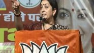 Arvind Kejriwal Built 'Sheesh Mahal' but Didn't Let People Reap Benefit of Ayushman Bharat Scheme, Says Union Minister Smriti Irani