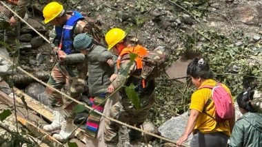 India News | Indian Army Continues Assistance to Tourists Stranded Due to Landslides in North Sikkim, Rescues 300