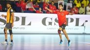 Sports News | Premier Handball League: Delhi Panzers Defeat Garvit Gujarat