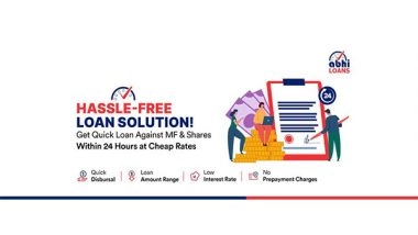 Business News | Loan Against Securities- How Abhi Loans is Empowering Borrowers with Convenient Financing Options