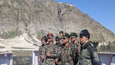 India News | J-K: Northern Army Commander Lt General Upendra Dwivedi Reviews Amarnath Yatra Preparations in Udhampur