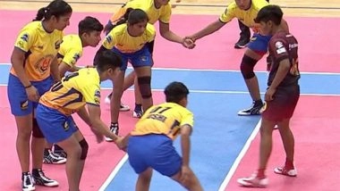 Business News | Gujarat Angels Beat Bengaluru Hawks in Women's Kabaddi League in Dubai