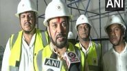 India News | Maharashtra: Union Minister Anurag Thakur Inspects Mumbai Coastal Road Project