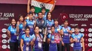 Sports News | U23, U17 Asian Wrestling Championships: India Concludes Campaign with 44 Medals