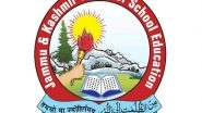 India News | Jammu & Kashmir Board of School Education Declares Results of Class 10 Under New Uniform Academic Calendar