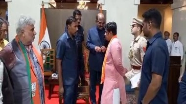 India News | Panchayat Poll: West Bengal BJP President Meets Governor CV Ananda Bose