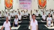 India News | International Yoga Day: MP Minister Narottam Mishra Performs Yoga with Inmates at Bhopal Central Jail