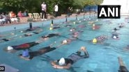 India News | International Yoga Day: Underwater Yoga in Gujarat's Rajkot, Tamil Nadu's Rameswaram