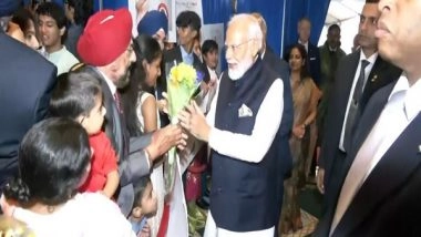 World News | Chants of 'Modi Modi','Bharat Mata Ki Jai' Reverberate in Washington DC to Welcome PM Modi