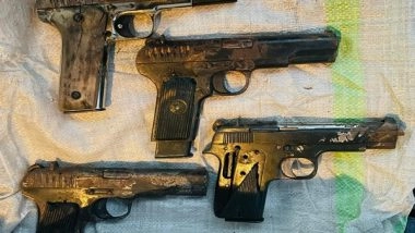 India News | Punjab: Police Foil Cross-border Weapons Smuggling Bid in Amritsar