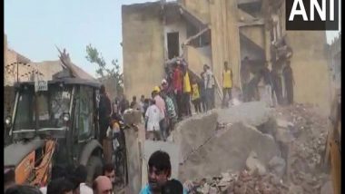 Gujarat Building Collapse: Three Dead, Five Injured As Three-Storey Block Collapses in Jamnagar