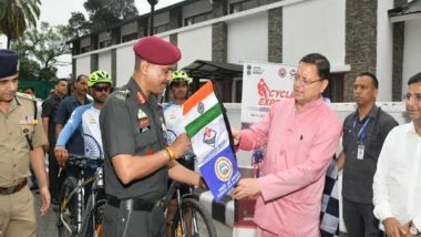 India News | Uttarakhand: CM Dhami Flags off MTB Cycling Expedition Team of NIM
