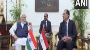 World News | PM Modi Holds Roundtable Meeting with His Egyptian Counterpart Mostafa Madbouly