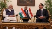 World News | India, Egypt Discuss Deepening Cooperation on Trade, Investment and Renewable Energy