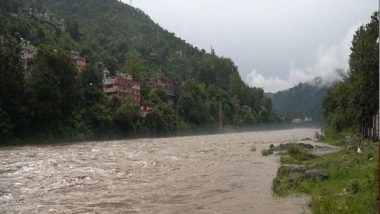 India News | Several Vehicles Washed Away Due to Flash Flood in Himachal Pradesh's Mandi